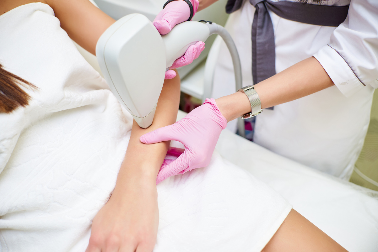 Laser hair removal process